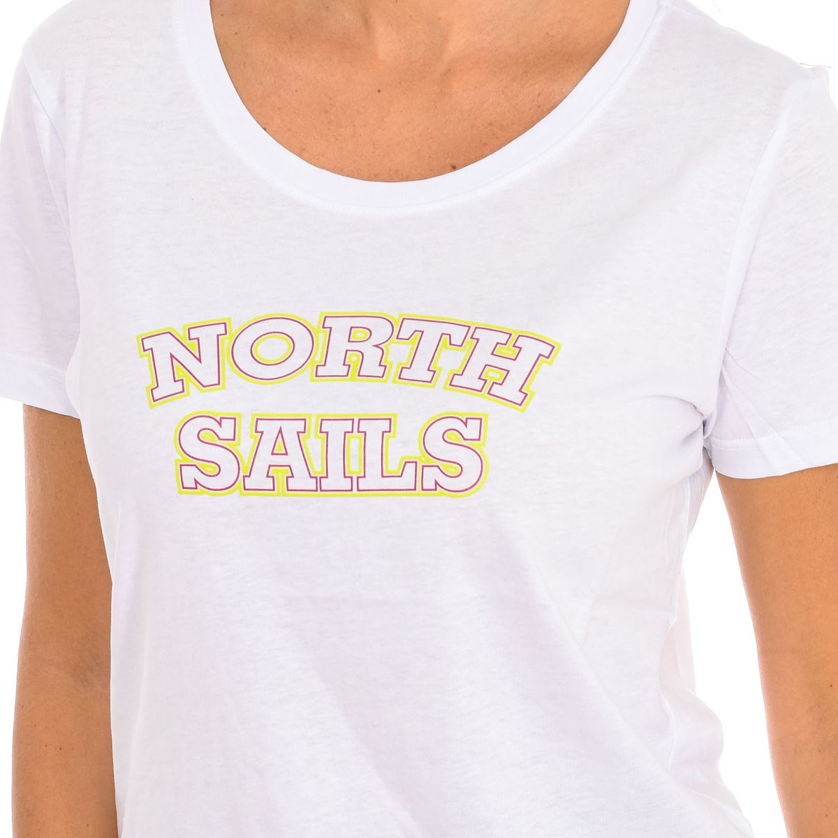 Baumwoll-Shirt mit College-Grafik-Print