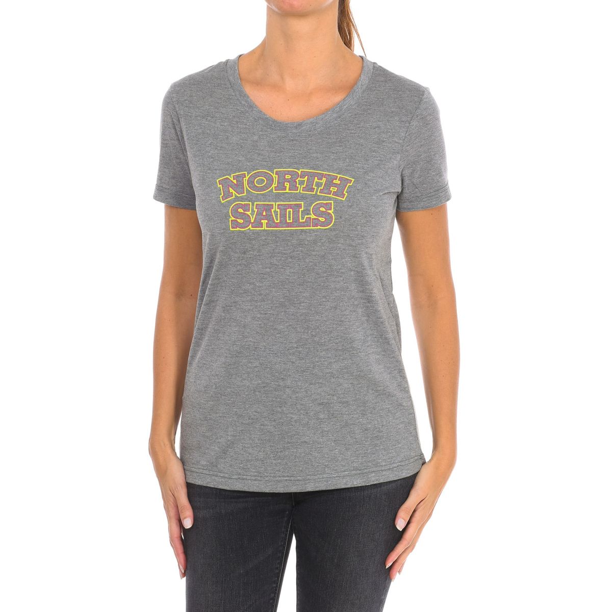 Damen T-Shirt mit Grafikdruck und kurzen Ärmeln