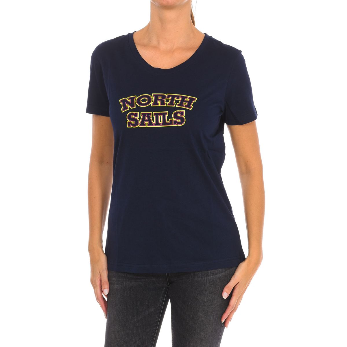 Damen T-Shirt mit Grafikdruck und kurzen Ärmeln