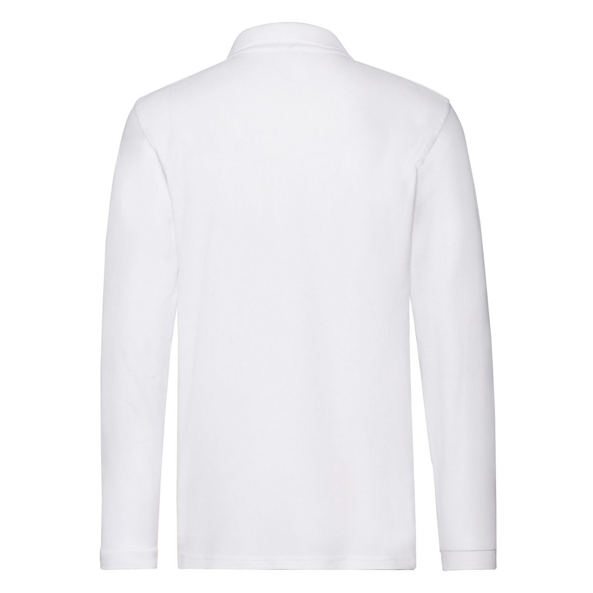 Langärmliges Piqué-Poloshirt aus Baumwolle