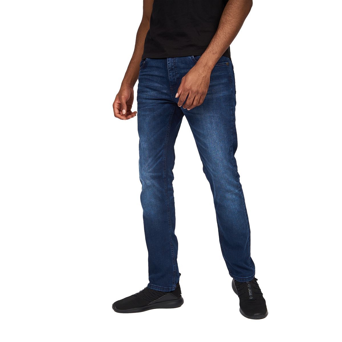 Herren Slim Jeans mit dunkler Waschung