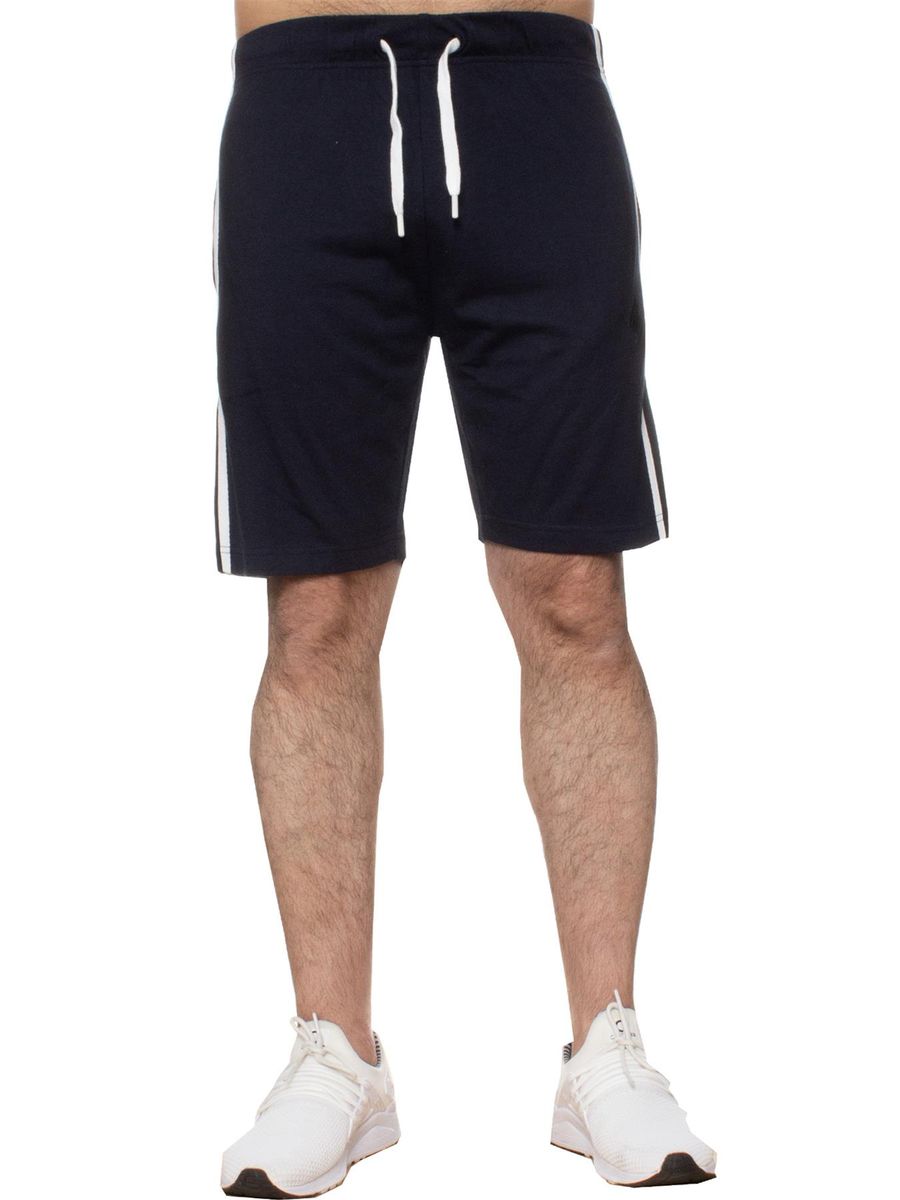 Relaxte Loungewear-Shorts mit Streifen