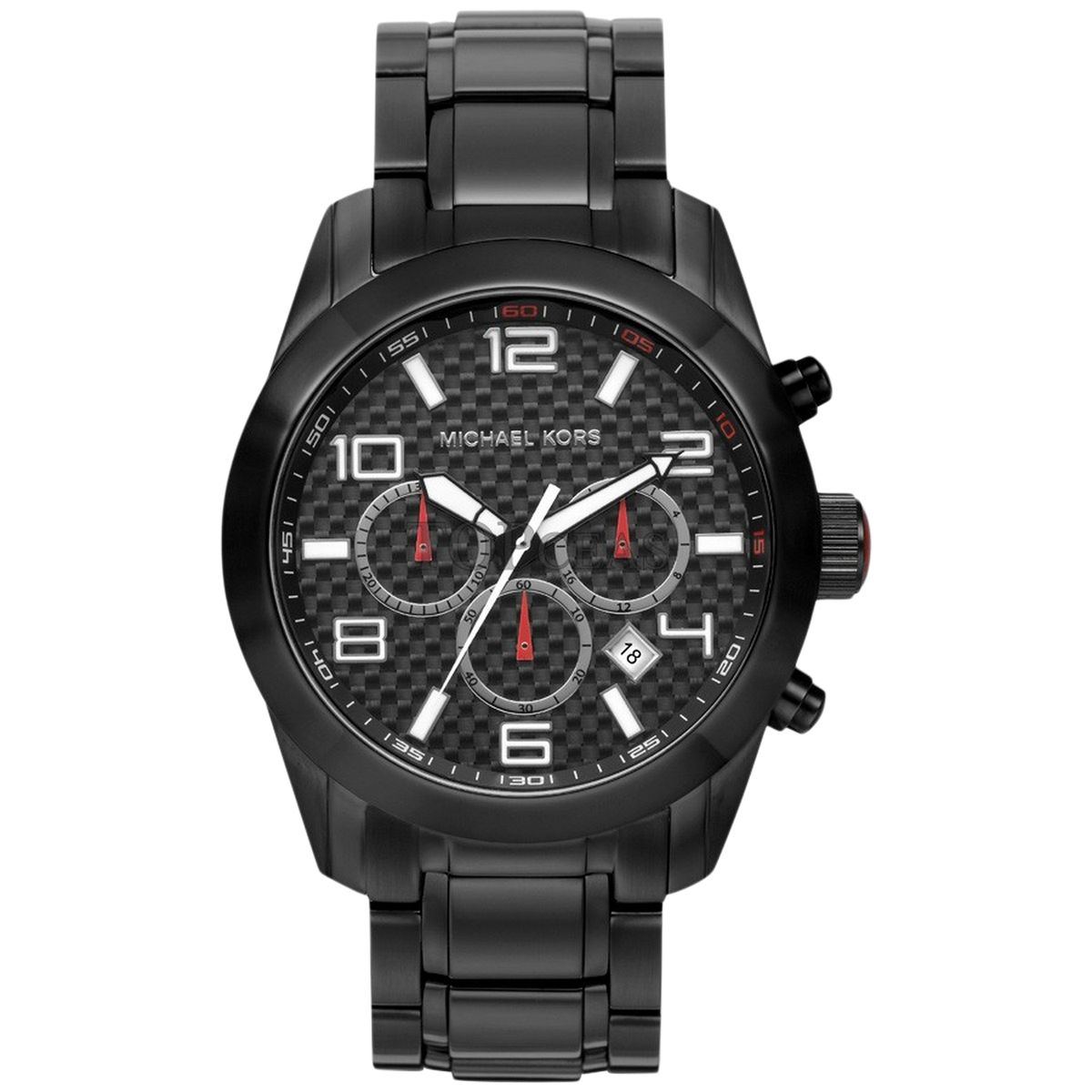Matte Schwarze Chronographenuhr