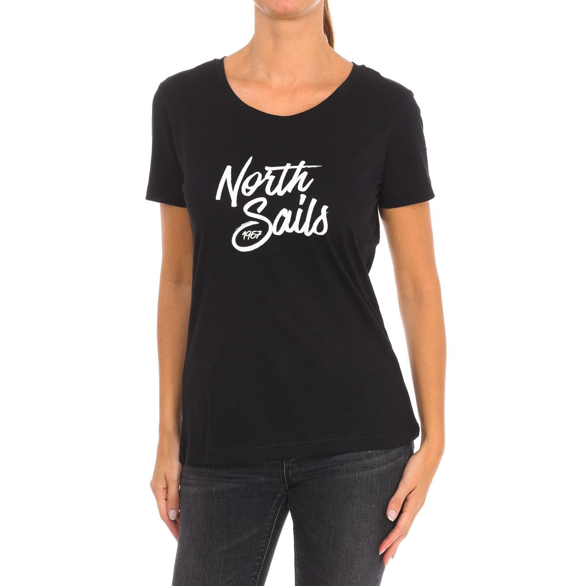 Damen T-Shirt mit Grafikdruck und kurzen Ärmeln