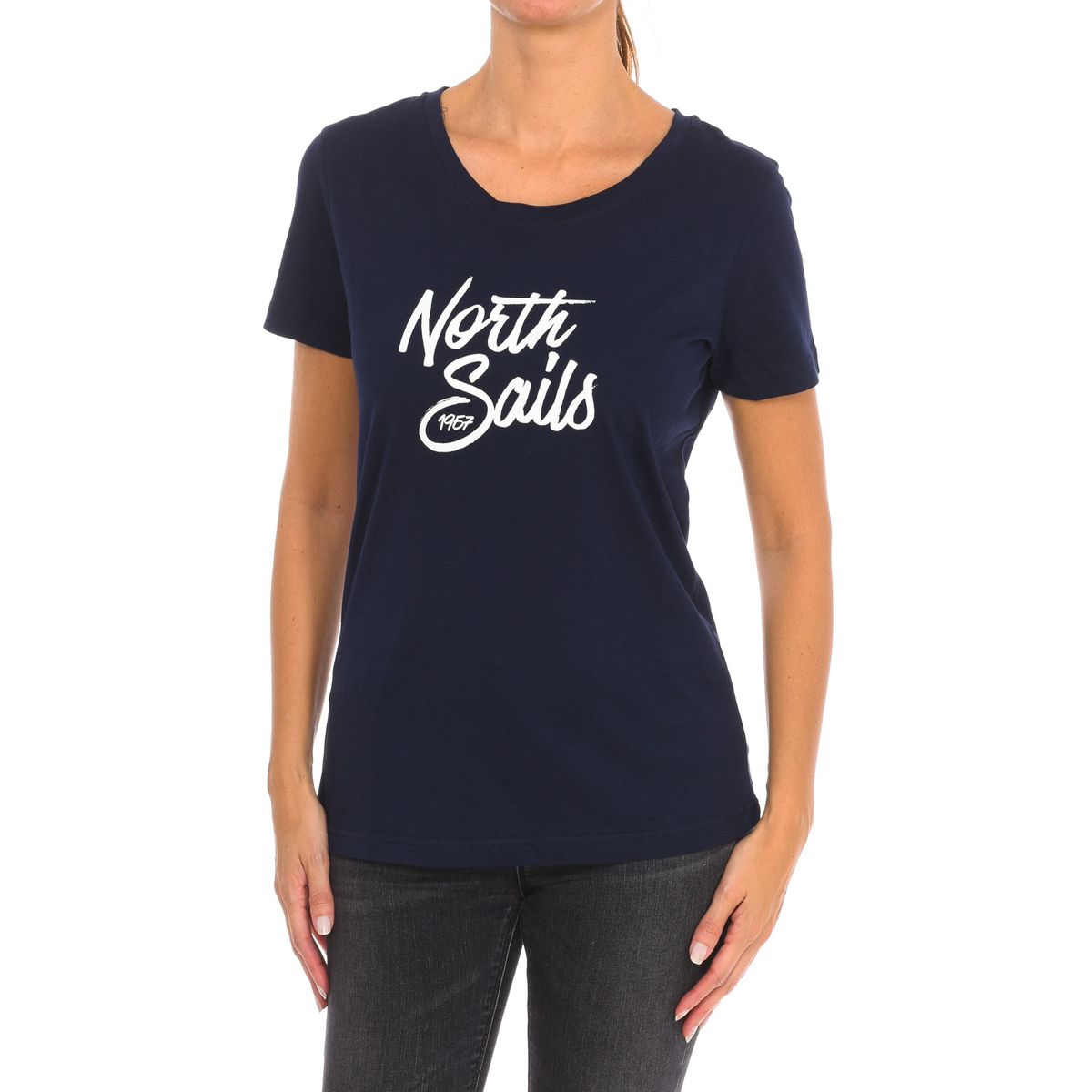 Damen T-Shirt mit Grafikdruck und kurzen Ärmeln