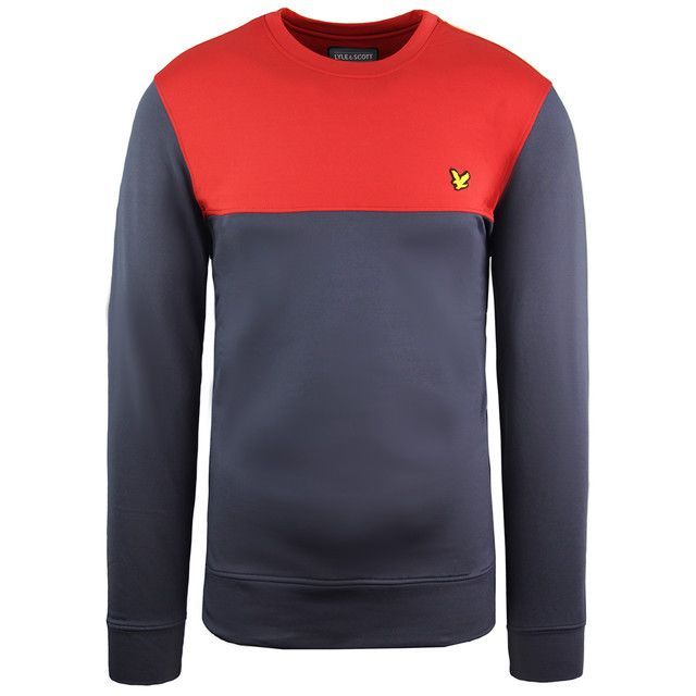 Colorblock Rundhals-Sweatshirt