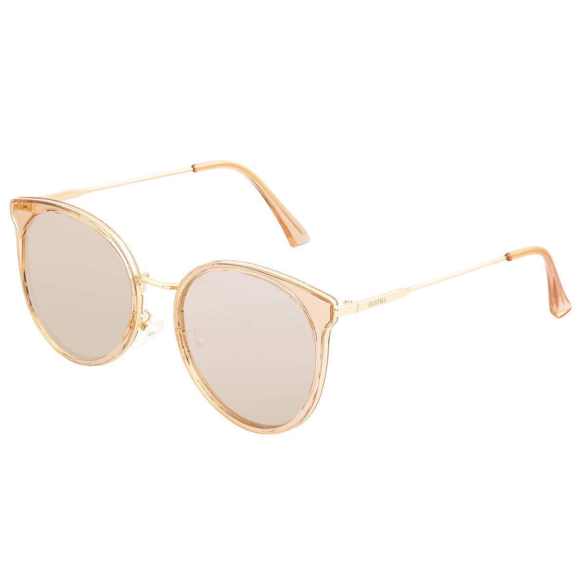 Runde polarisierte Cat-Eye-Sonnenbrille