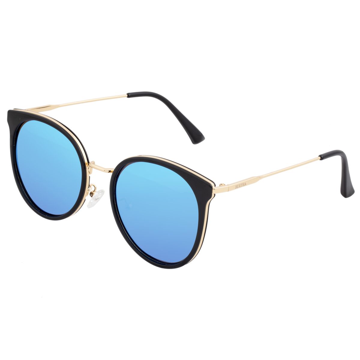 Runde polarisierte Cat-Eye-Sonnenbrille