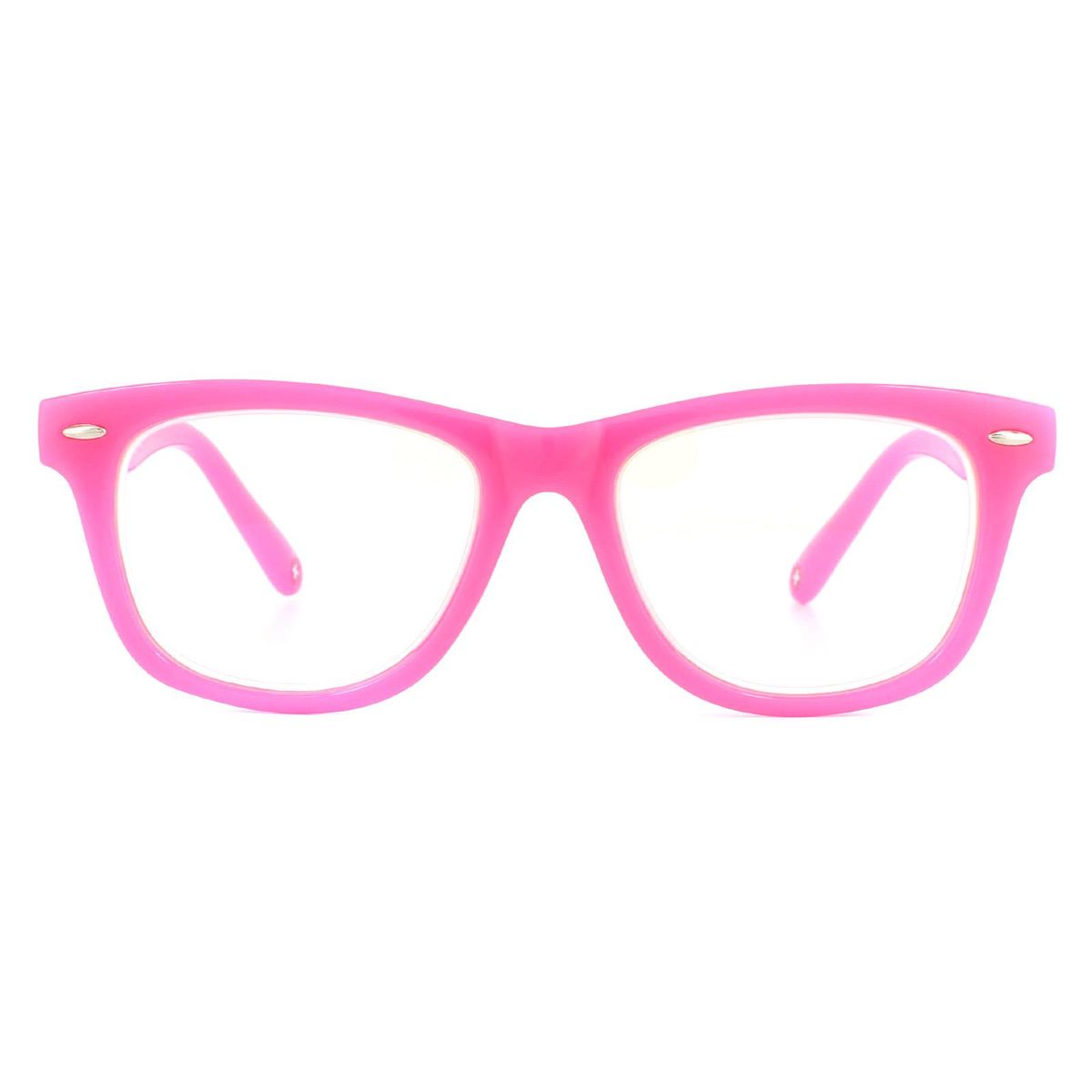 Rechteckige pinke Blaulicht-Brille