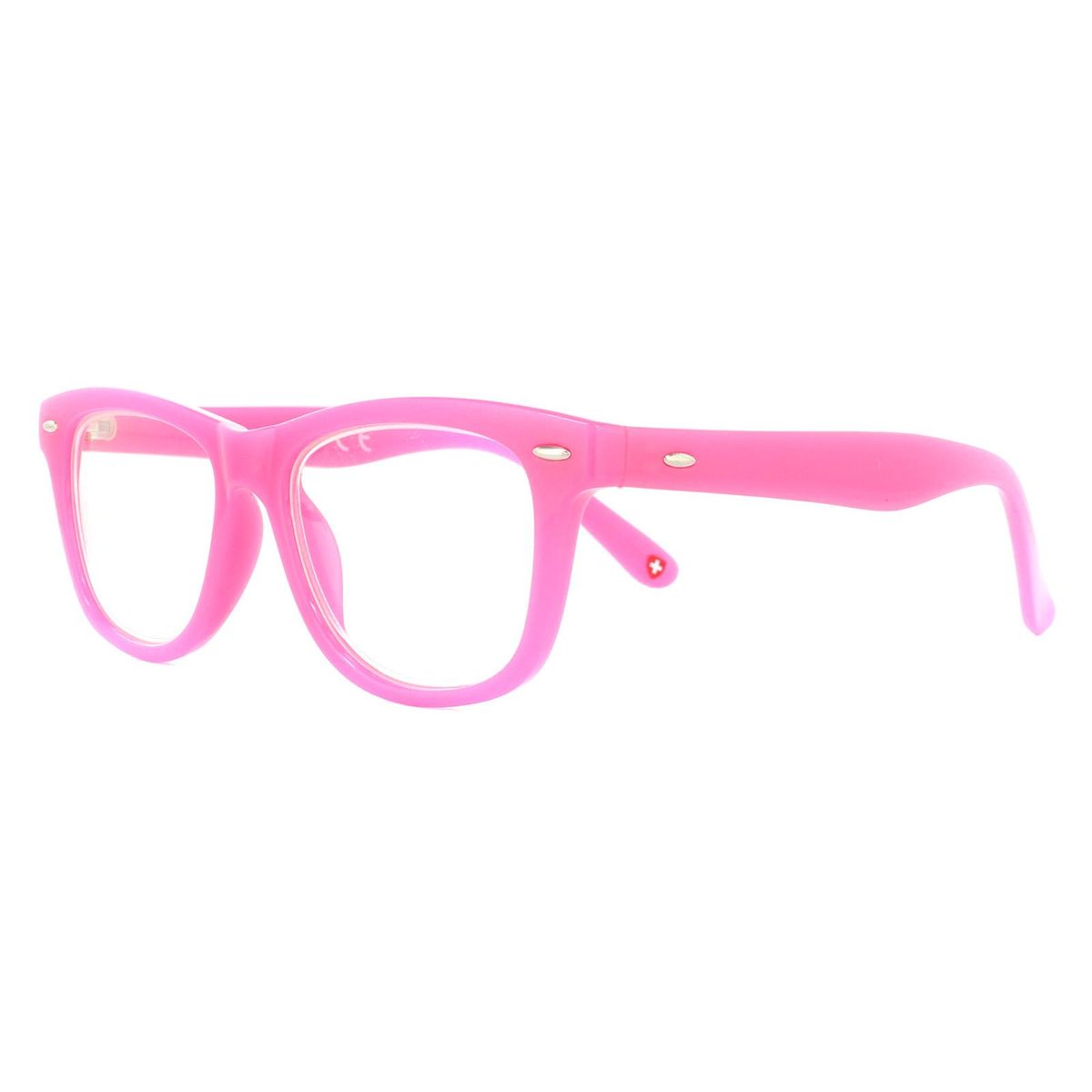 Rechteckige pinke Blaulicht-Brille