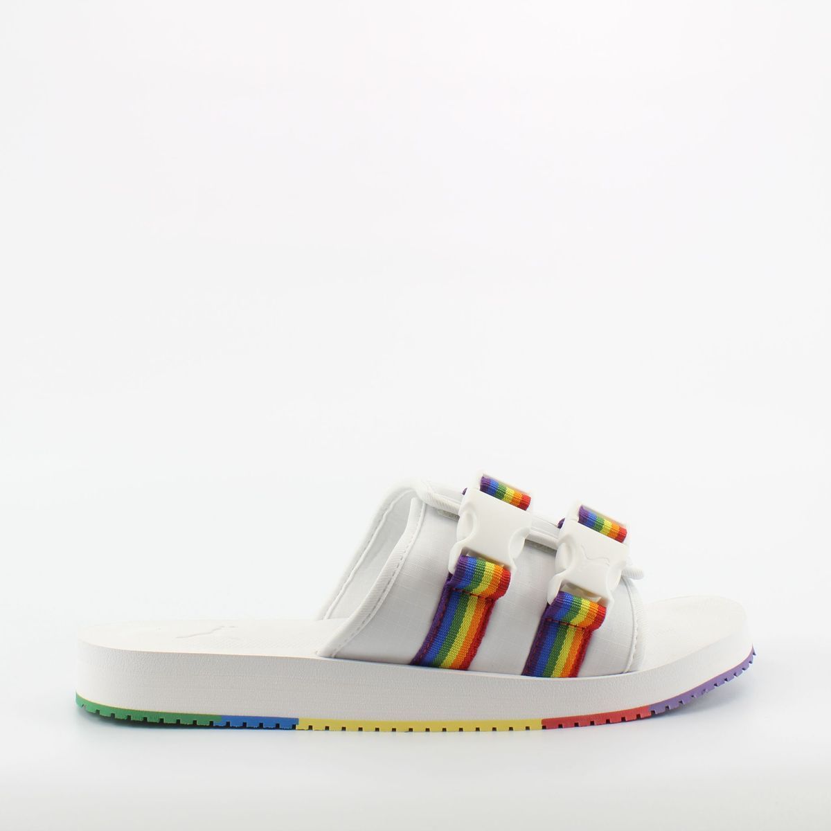 Rainbow Streifen Detail Pantolette