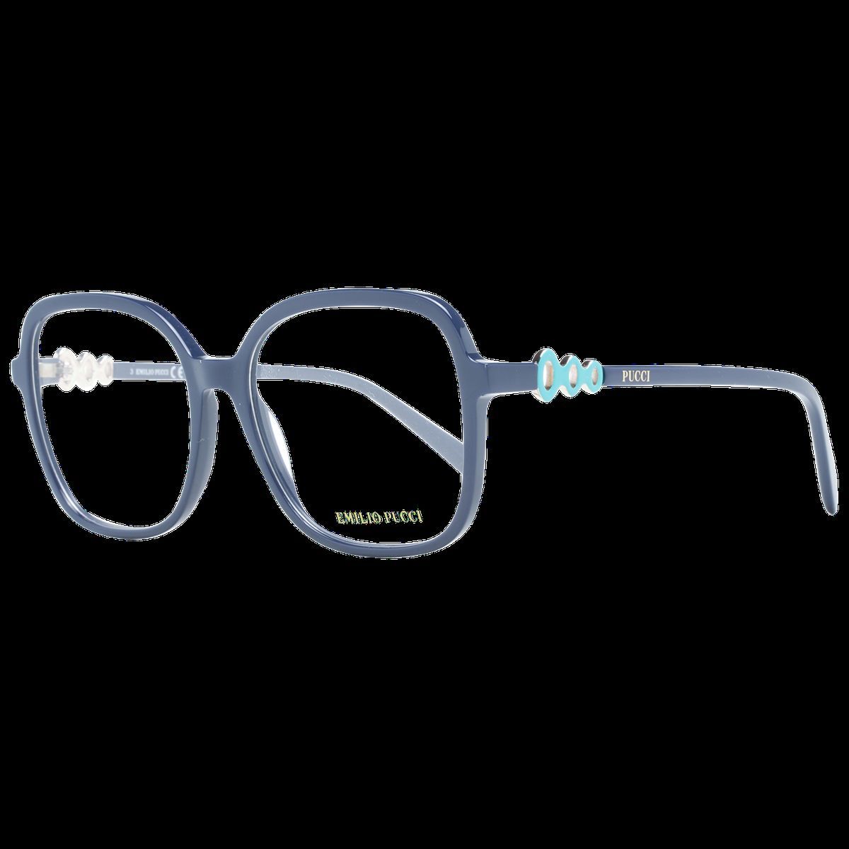 Blaue quadratische Vollrandbrille