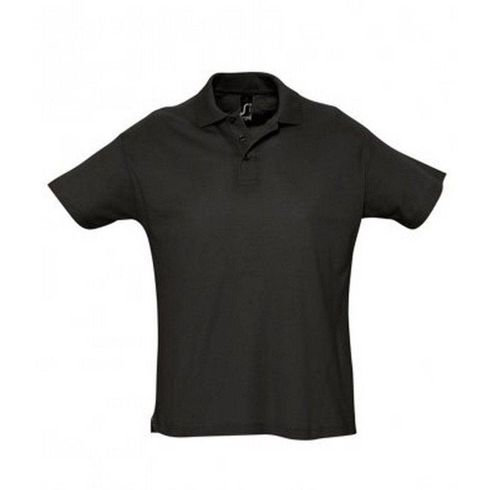 Herren Piqué Poloshirt Uni