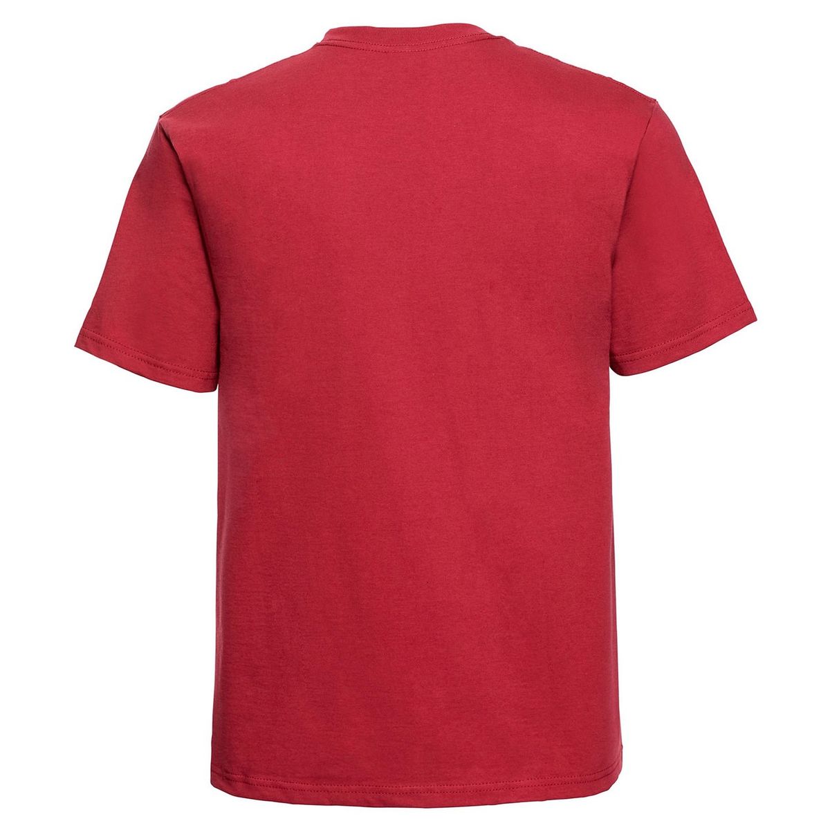 Schweres Baumwoll-T-Shirt mit Rundhalsausschnitt