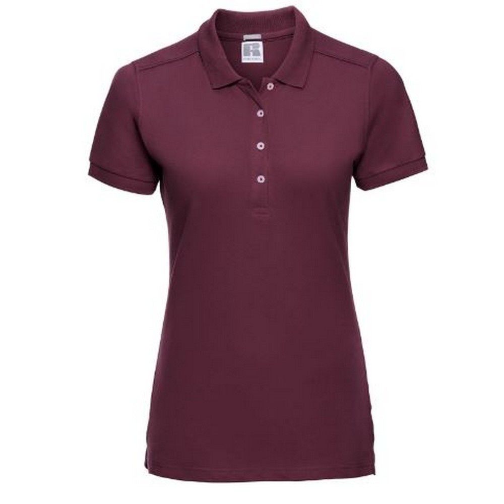 Damen-Poloshirt mit kurzen Ärmeln