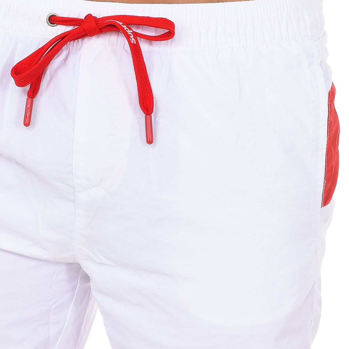 Klassische Boxer-Badeshorts in mittlerer Länge