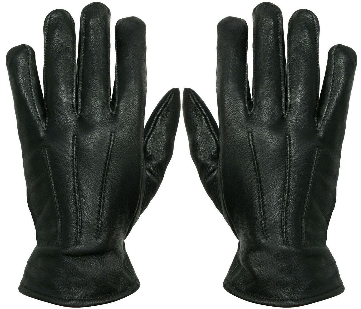 Herren Leder Thermo Handschuhe