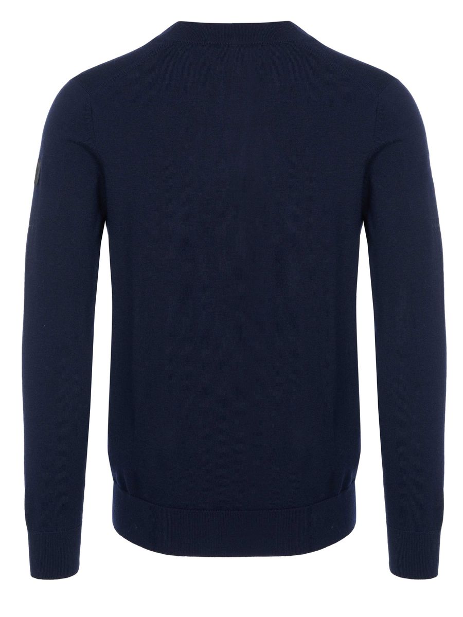 V-Ausschnitt Cardigan aus feiner Wolle