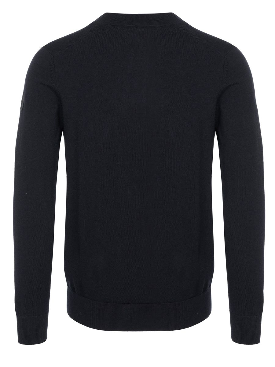 V-Ausschnitt Cardigan aus feiner Wolle