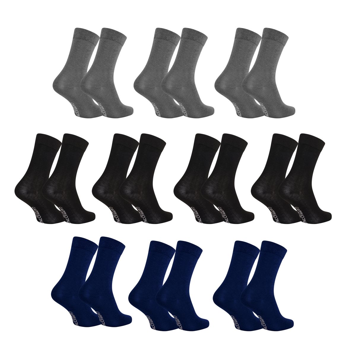 Lässige Bambus Socken Multipack