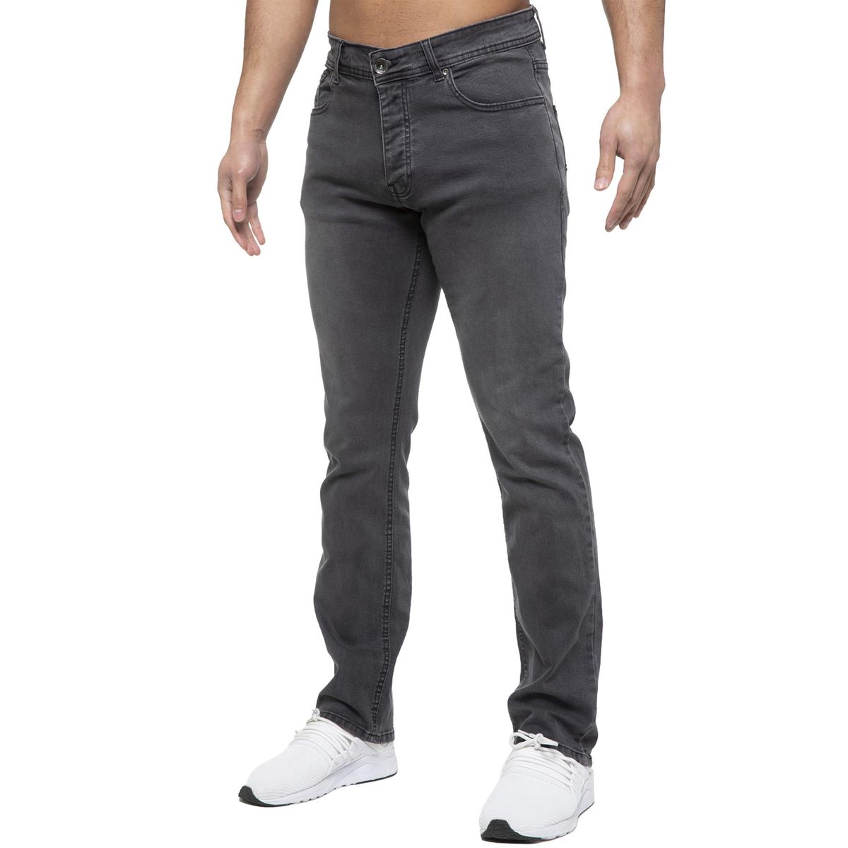 Herren Straight Fit Stretch Jeans