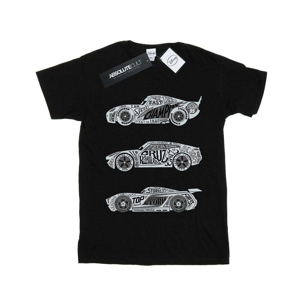 Disney Cars Text Racers T-Shirt