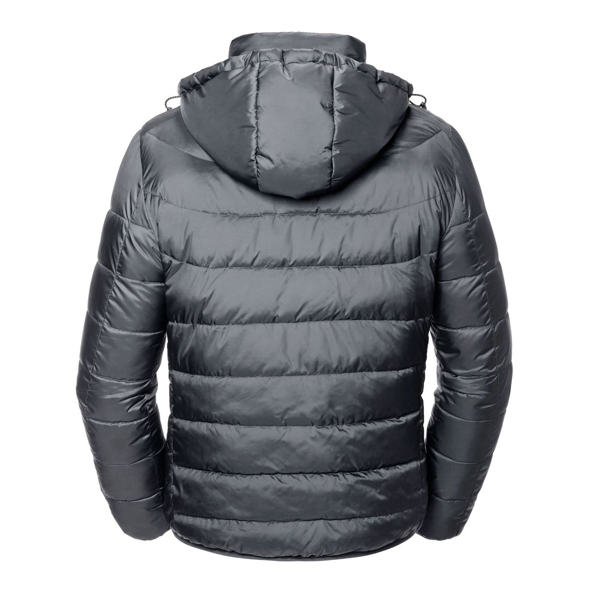 Wattierte Nano-Steppjacke mit Kapuze
