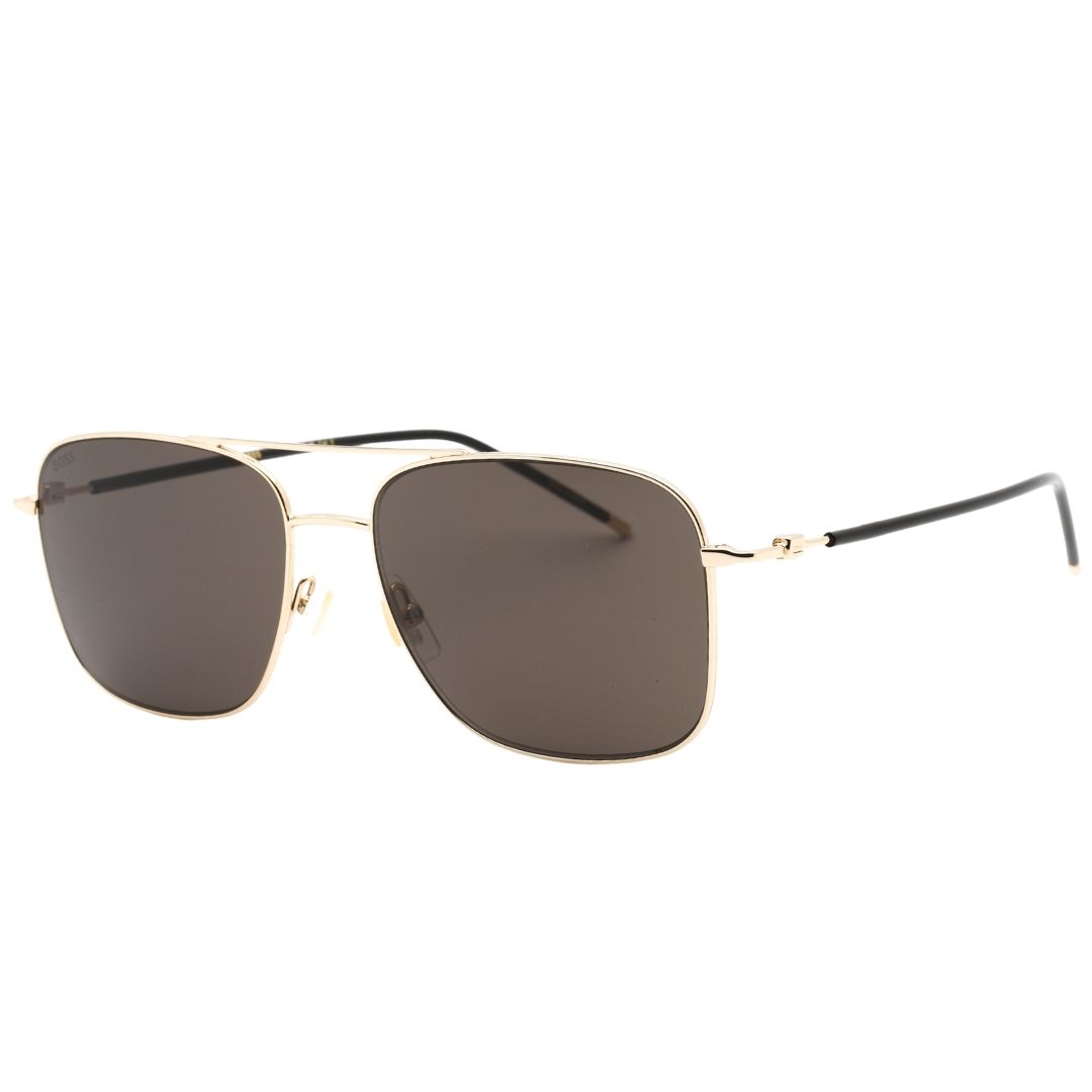 Geometrische Navigator-Sonnenbrille mit Metallrahmen