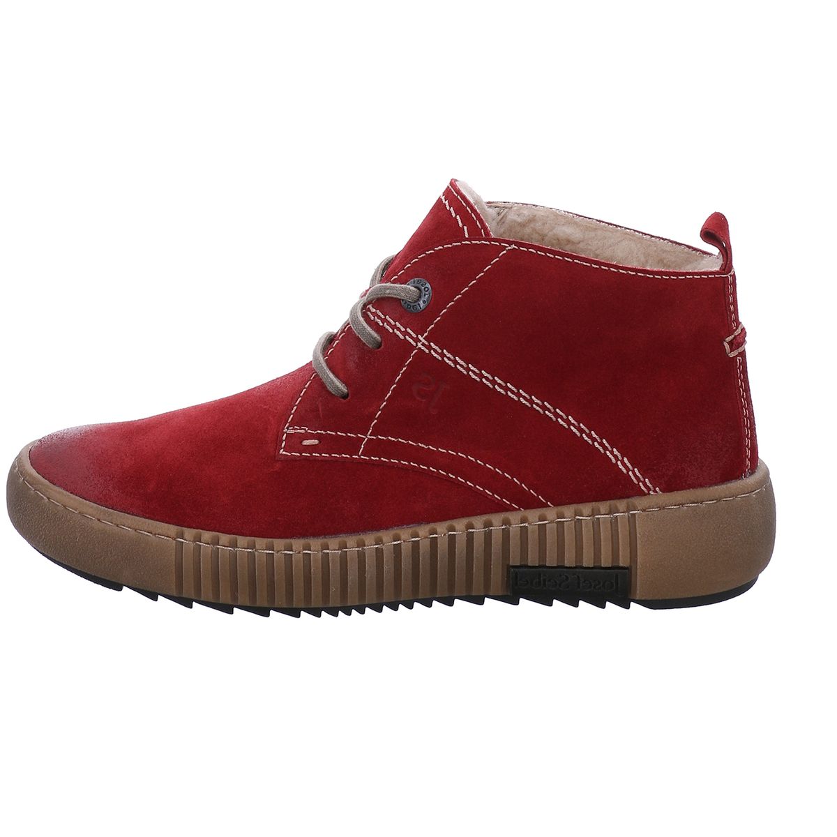Sportliche Veloursleder-Schnürstiefeletten