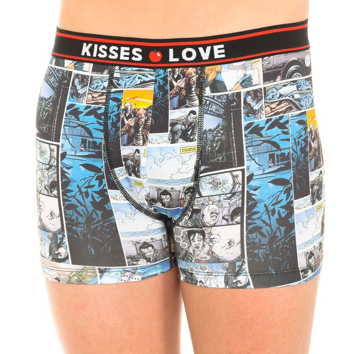 Herren Boxershorts mit Comic-Print