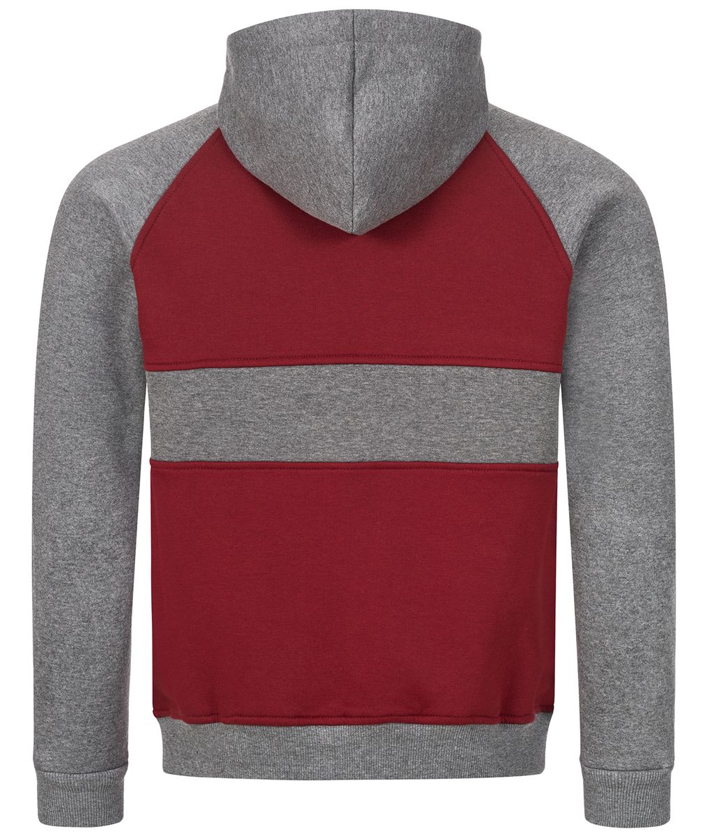 Raglan-Zip-Hoodie mit Colour-Blocking