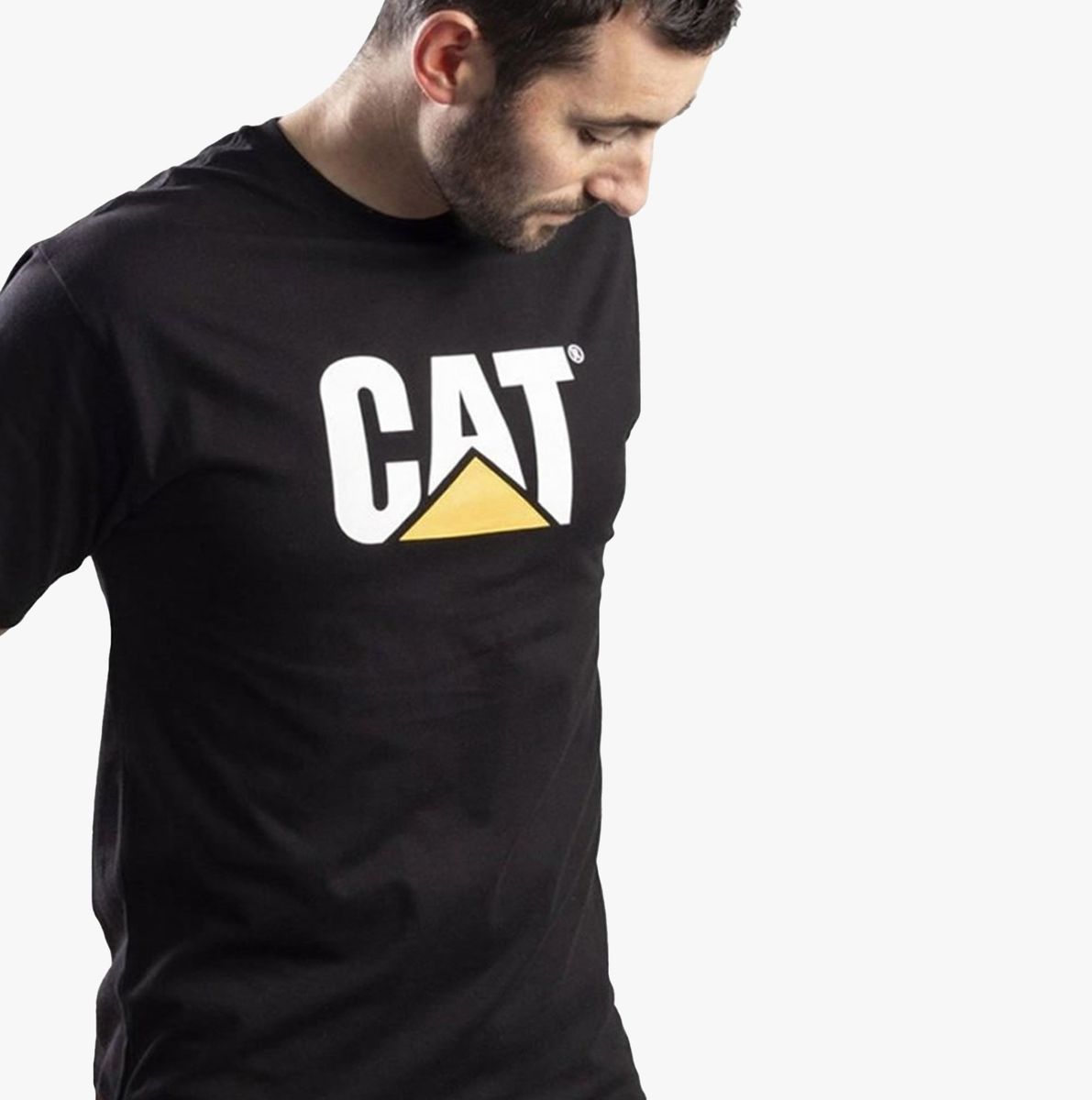 Klassisches Grafik-Logo Baumwoll-T-Shirt