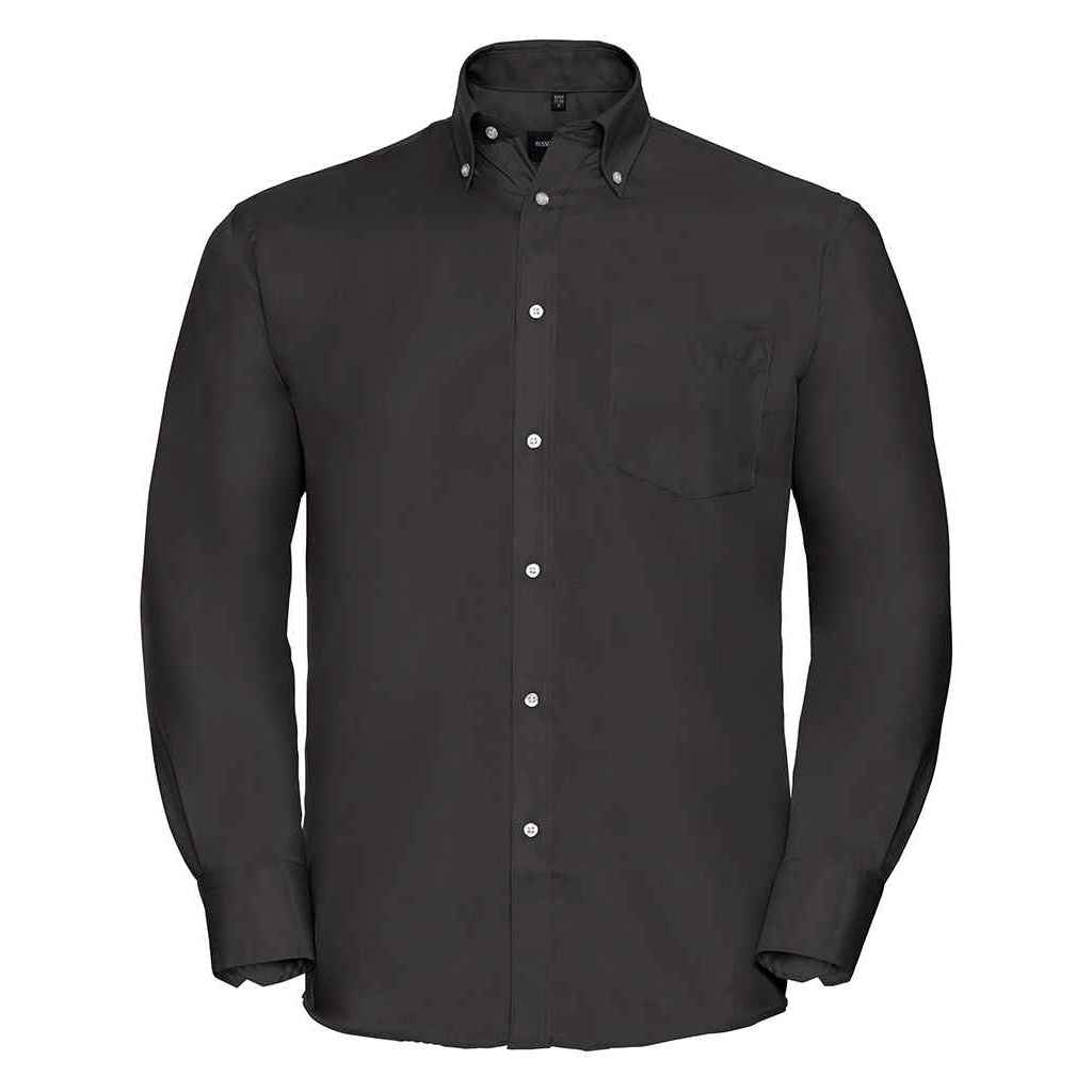 Langärmliges Button-Down-Hemd