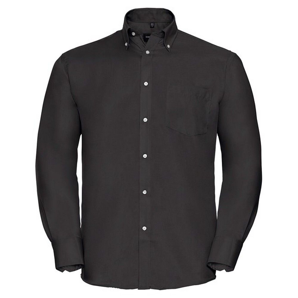 Langärmliges Button-Down-Hemd