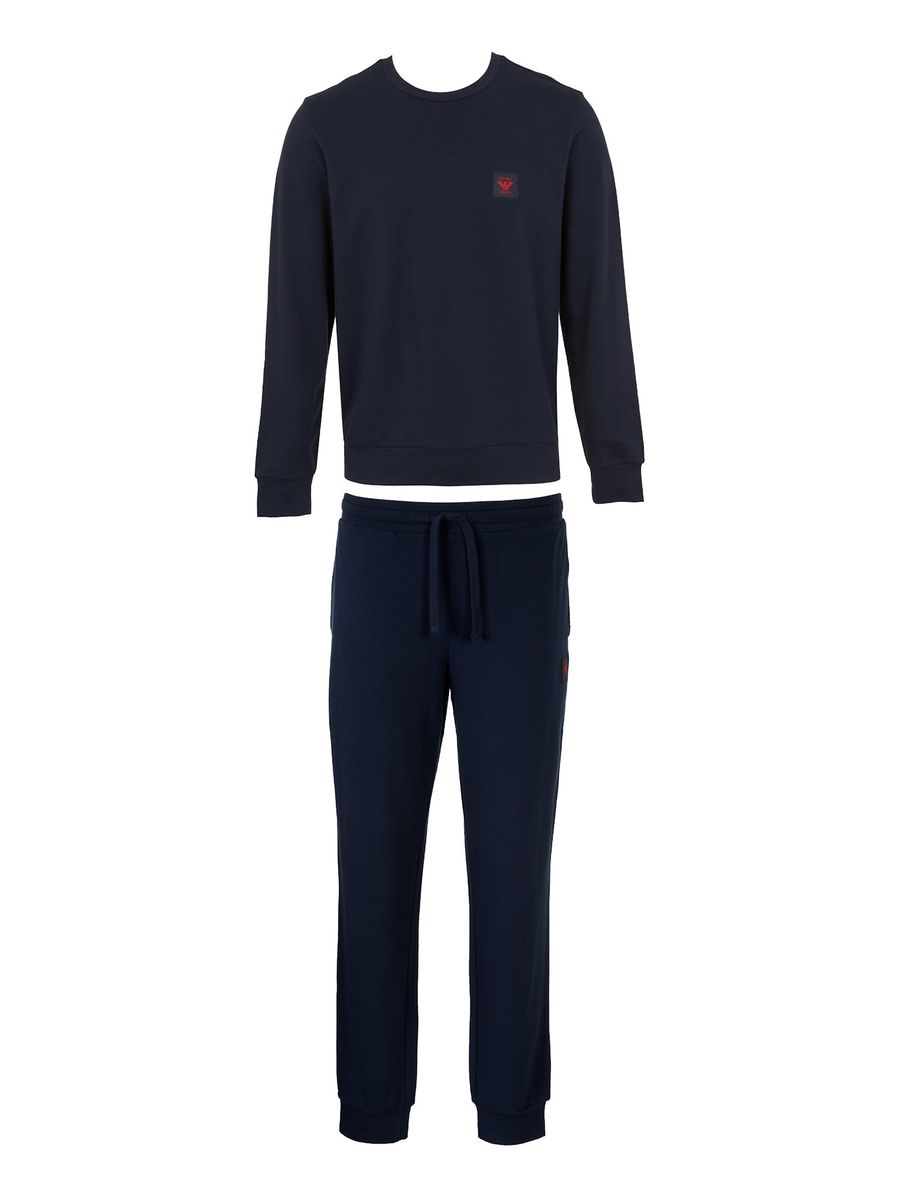 Herren-Loungewear-Set in Marineblau