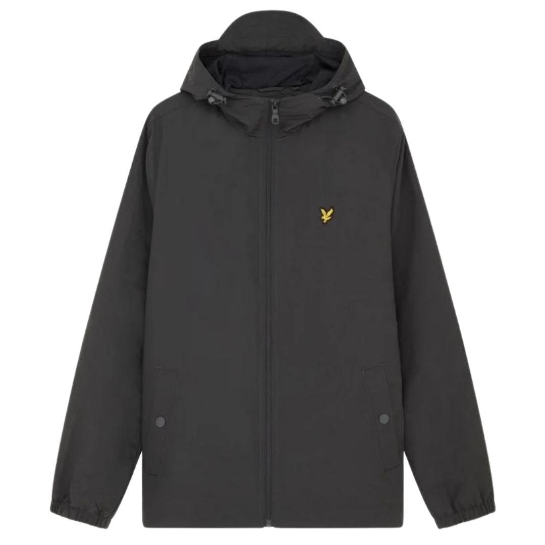 Leichte Herren Jacke mit Kapuze und Reißverschluss
