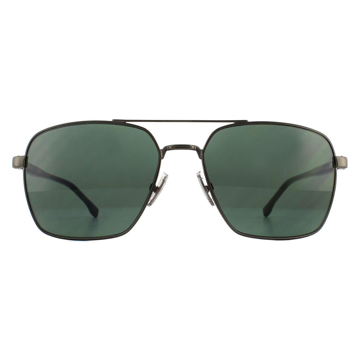 Quadratische Pilotenbrille mit Doppelsteg