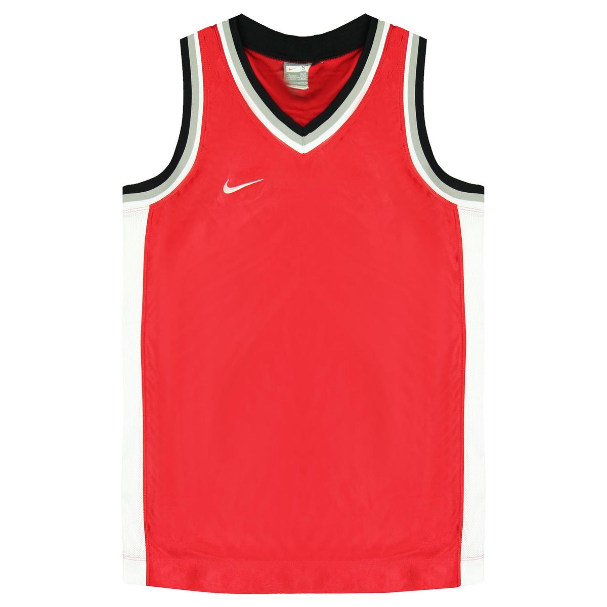 Basketball-Mesh-Tanktop mit V-Ausschnitt
