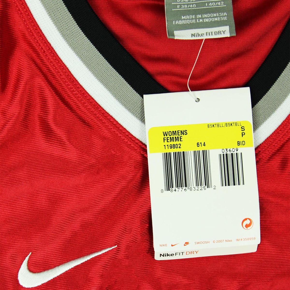 Basketball-Mesh-Tanktop mit V-Ausschnitt