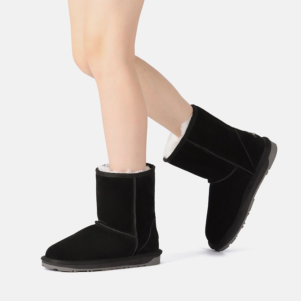Klassische kurze Parrot Wildlederstiefel