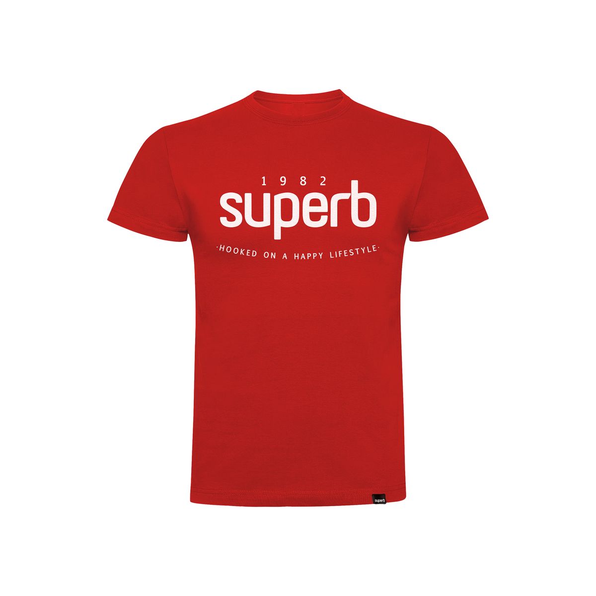 Klassisches T-Shirt mit Rundhalsausschnitt und Grafik