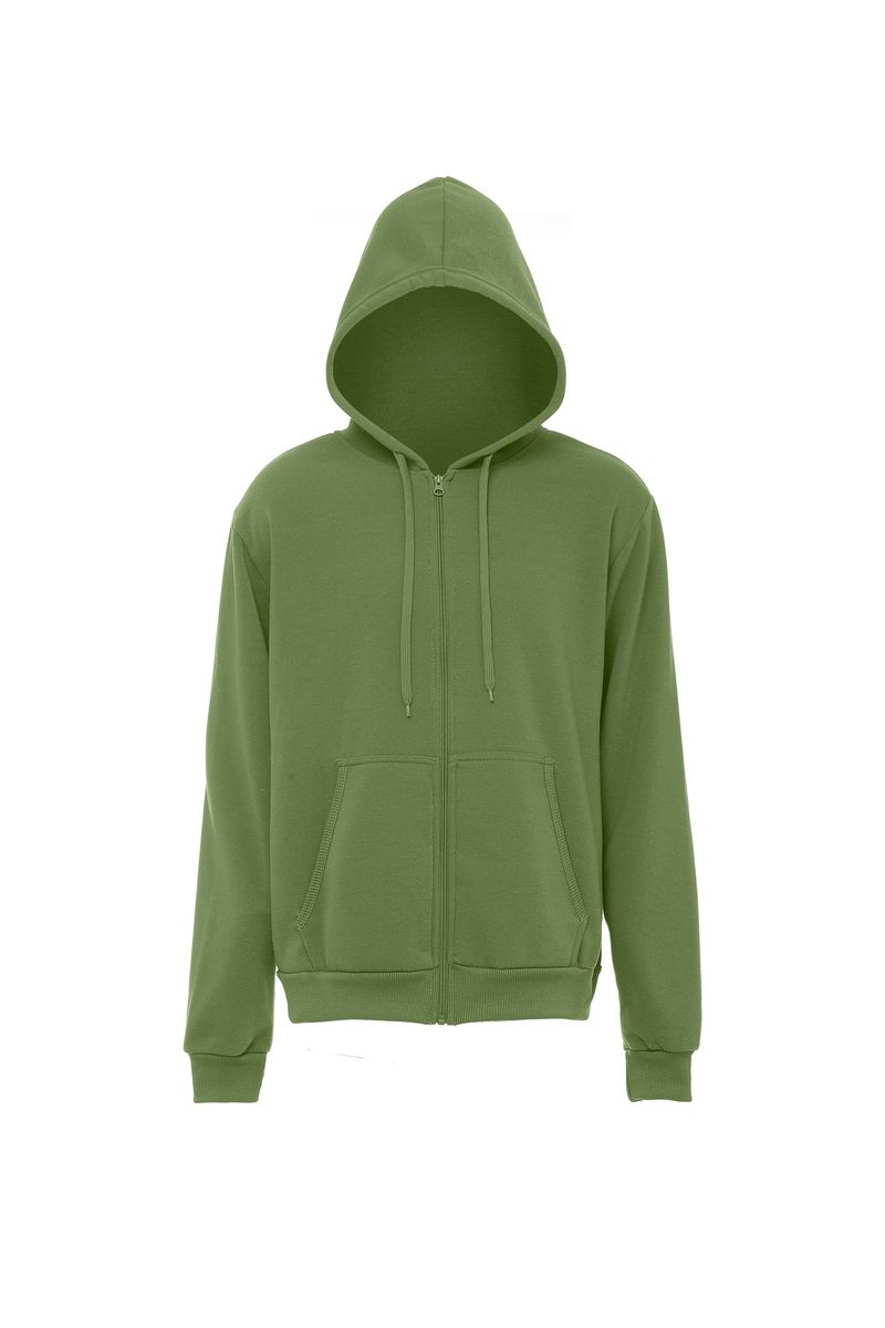 Lässige Kapuzenjacke mit Reißverschluss und Taschen