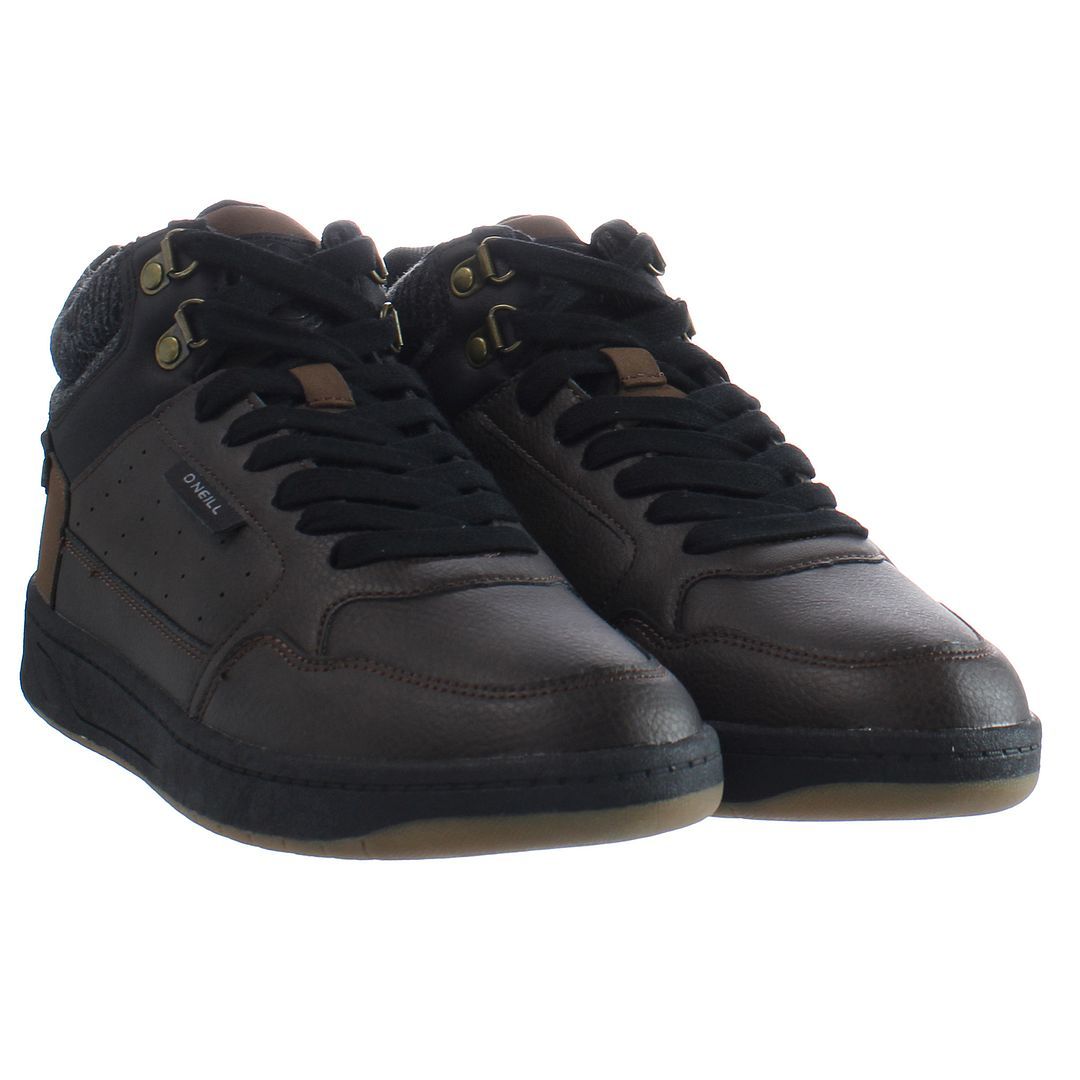 Hybrid High-Top Sneaker mit Strick