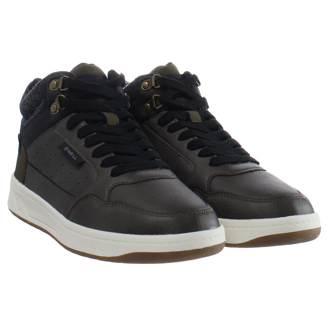 Hybrid High-Top Sneaker mit Strick
