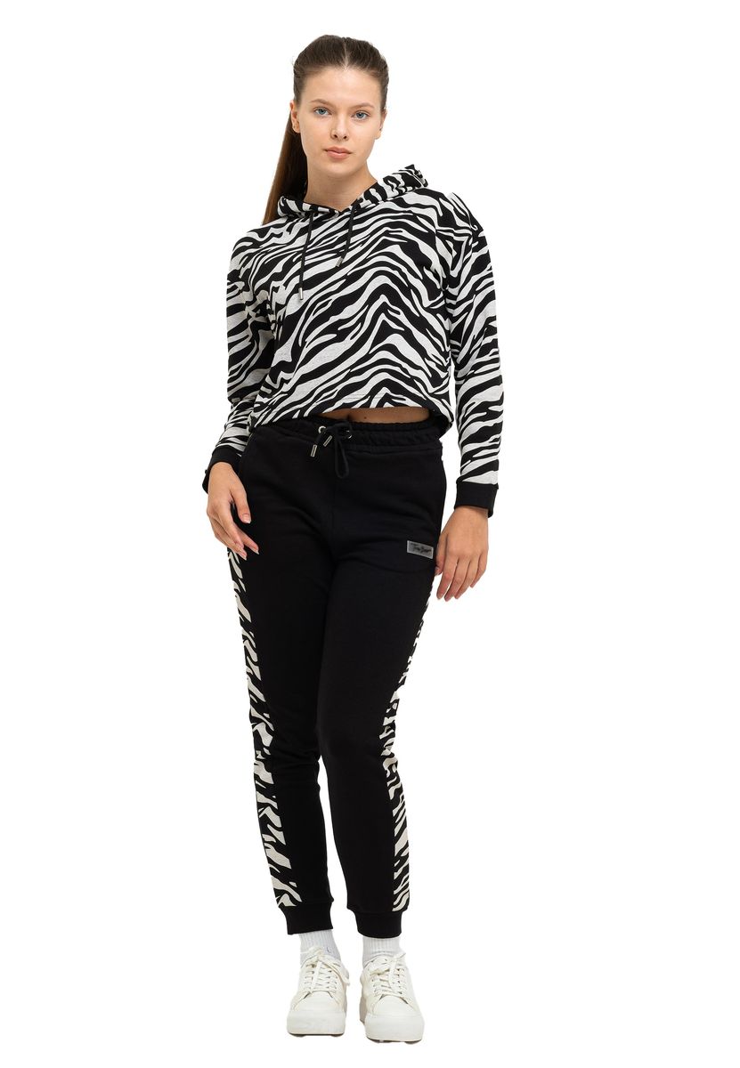 Trainingsanzug-Set mit Zebra-Print