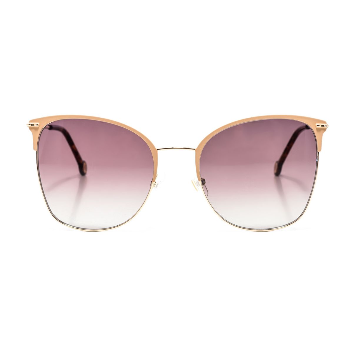 Cat-Eye Sonnenbrille mit Metallrahmen