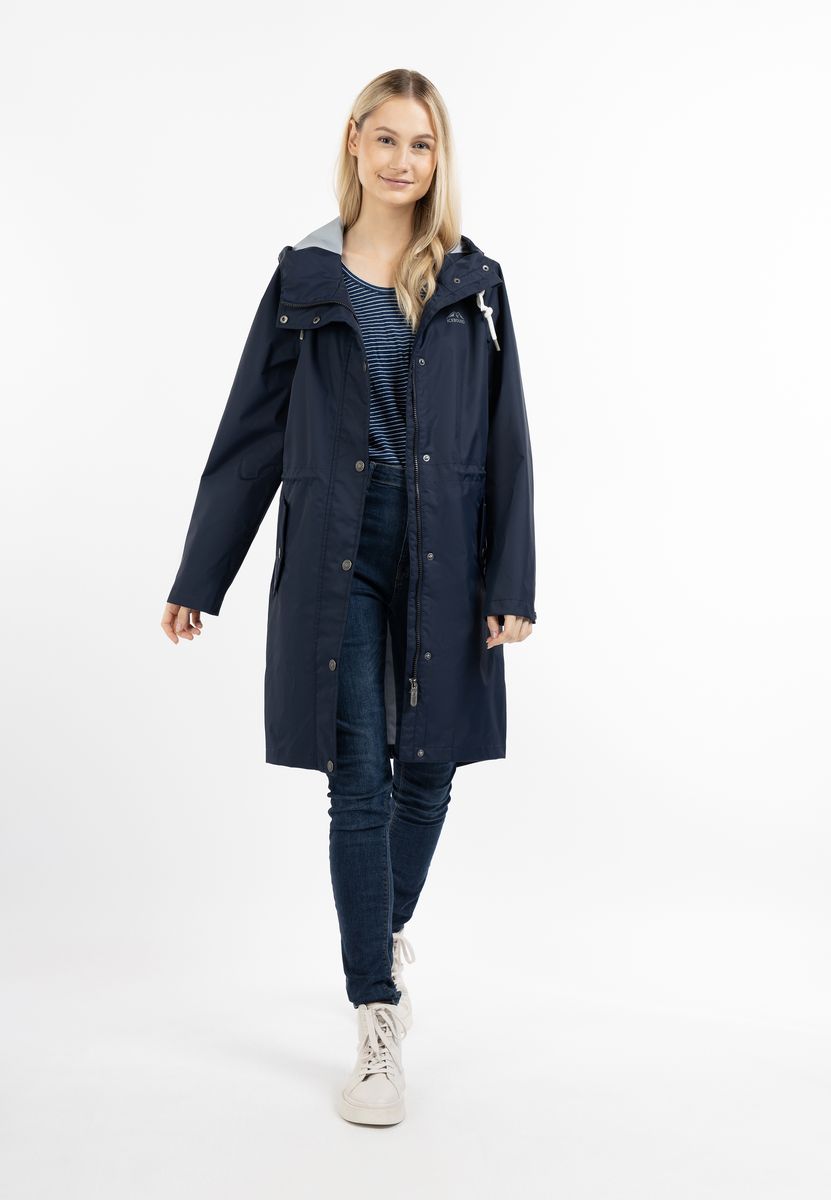 ICEBOUND Regenjacke mit Innenprint Damen Marine