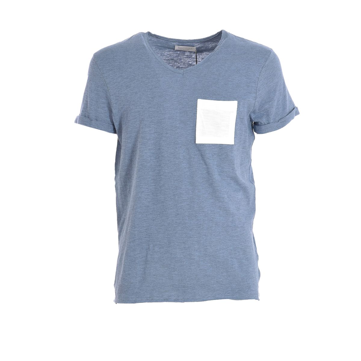 Herren Kurzarm V-Ausschnitt T-Shirt