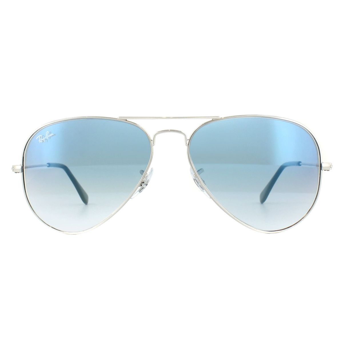 Klassische Pilotenbrille mit blauem Farbverlauf