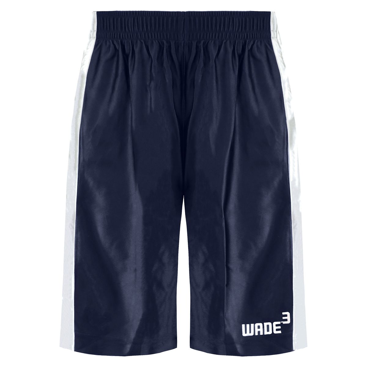 Herren Marineblaue Basketballshorts mit Streifen